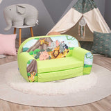 Delsit Sofa Bed Wild Animals - Green