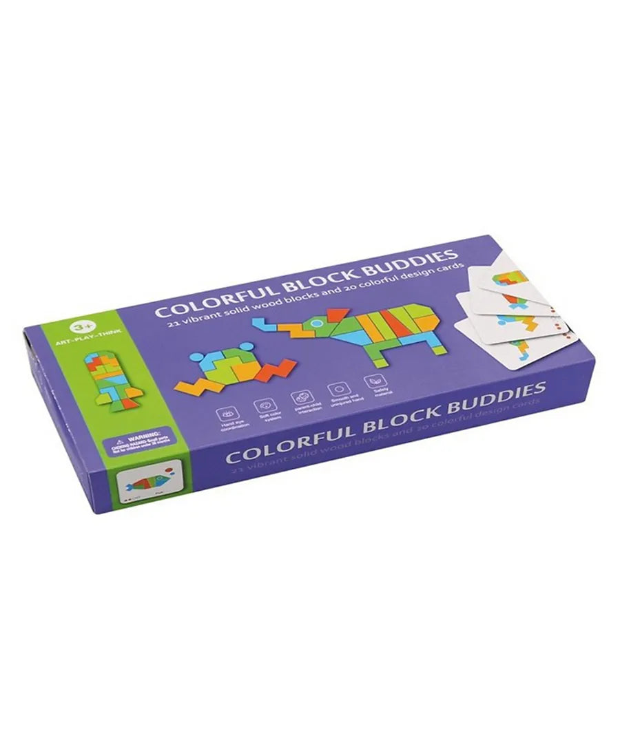 Andreu Toys 21 Colorful Block Buddies - Laadlee