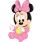 Pikkaboo Baby Bodysuit Onesie - Minnie Mouse