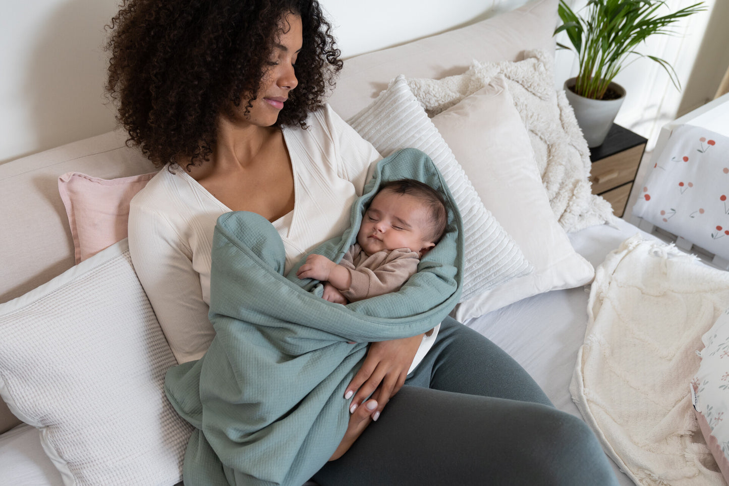 Doomoo Dream Baby Blanket - Jersey Green