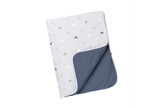 Doomoo Dream Baby Blanket - Blue Grey Moon