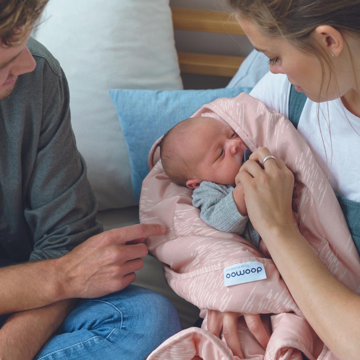 Doomoo Dream Baby Blanket - Misty Pink