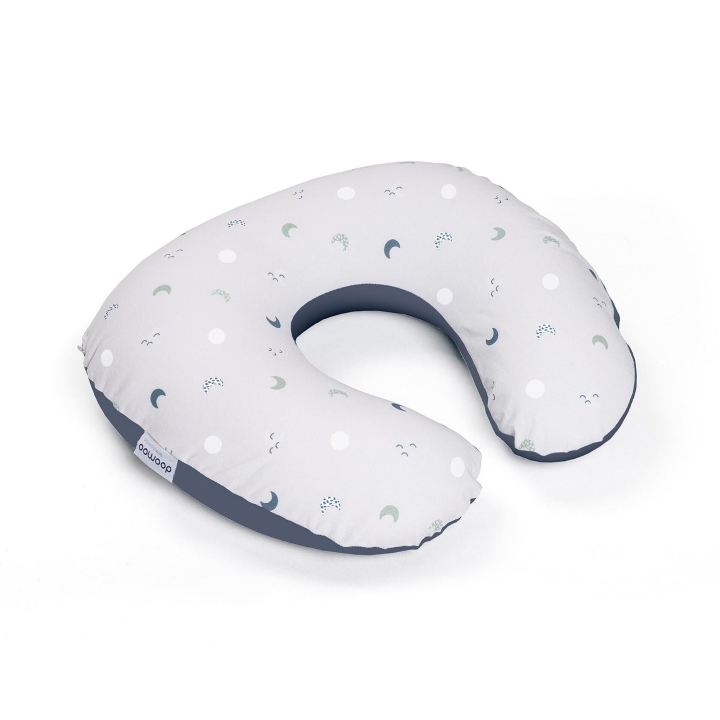 Doomoo Softy Nursing Pillow - Blue Grey Moon