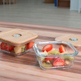 Miniland Ecosquare Glass Container 210ml - Chick (Pack of 2)