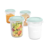 Miniland Hermisized Storage Container 250ml - Mint (Set Of 4)