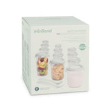 Miniland Hermisized Storage Container - Mint (Set Of 12)