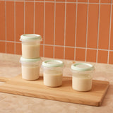 Miniland Hermisized Storage Container 200ml - Mint (Set Of 4)