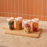 Miniland Hermisized Storage Container 330ml - Candy (Set Of 4)