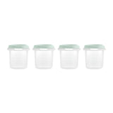 Miniland Hermisized Storage Container 200ml - Mint (Set Of 4)