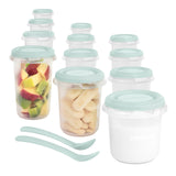 Miniland Hermisized Storage Container - Mint (Set Of 12)