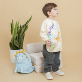 Miniland Soft Biby Long Sleeve Bib - Jurassic