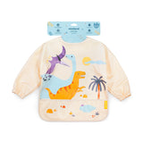 Miniland Soft Biby Long Sleeve Bib - Jurassic