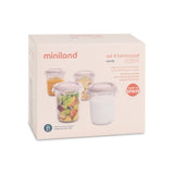 Miniland Hermisized Storage Container 250ml - Candy (Set Of 4)