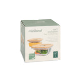 Miniland Ecosquare Container - Frog (Pack of 2)