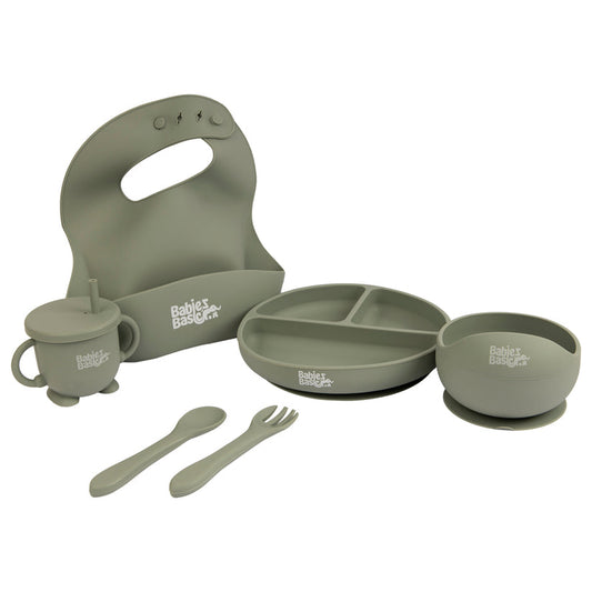 Babies Basic Feeding Set 6pcs - Green