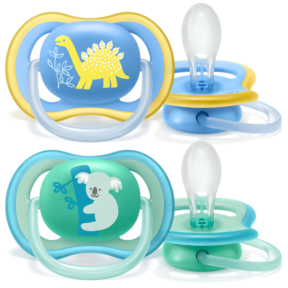 Philips Avent Ultra Air Pacifier 18M+ Boy Deco - 2 Pcs