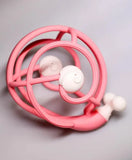 Mombella S2 Snail Rattle & Sensory Teether Toy - Pink