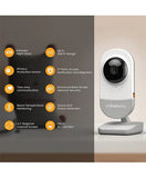 Chillax 4.3" Smart HD Baby Monitor - White & Grey