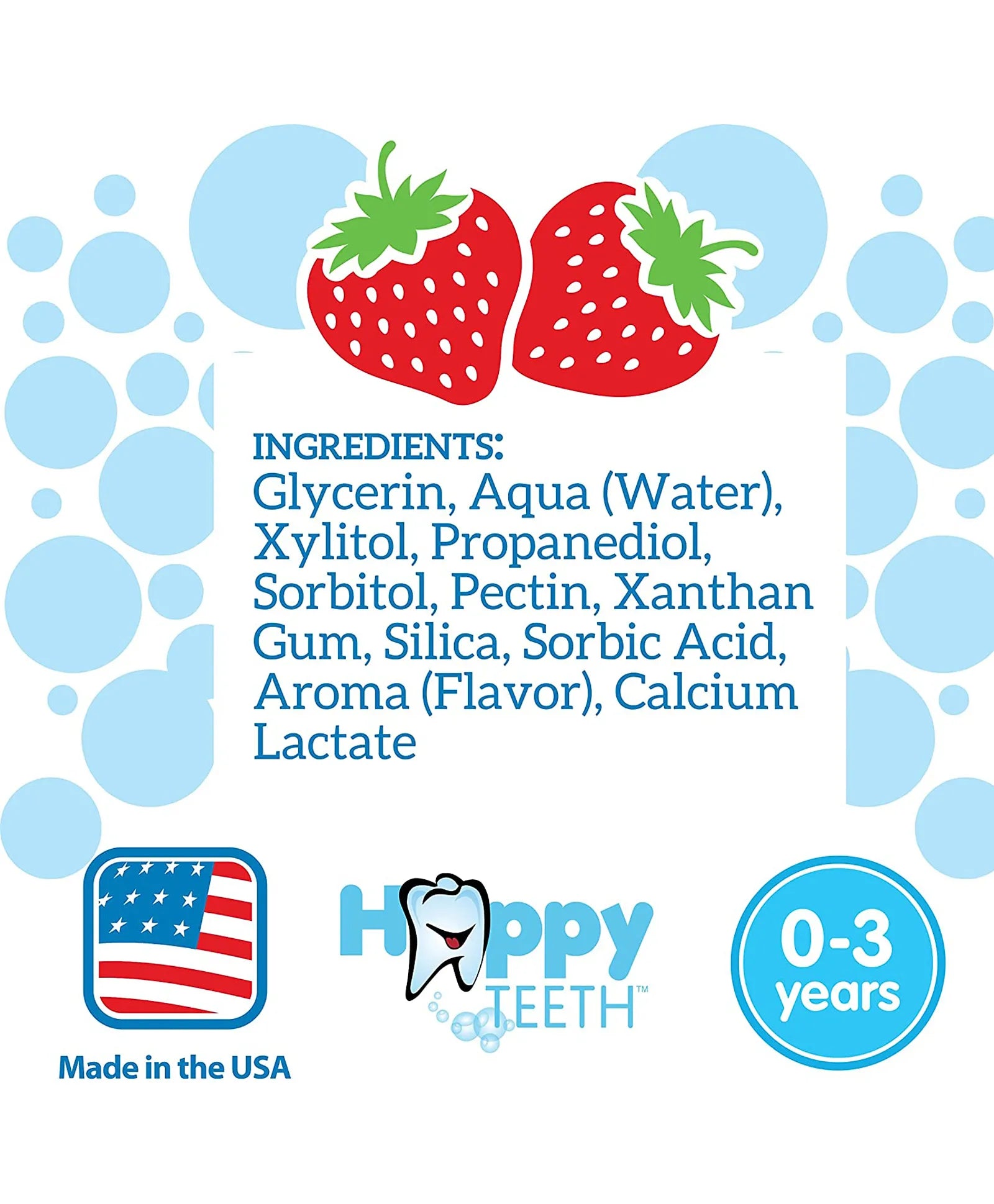 Dr. Brown's Happy Teeth Fluoride Free Toothpaste - Strawberry - Laadlee