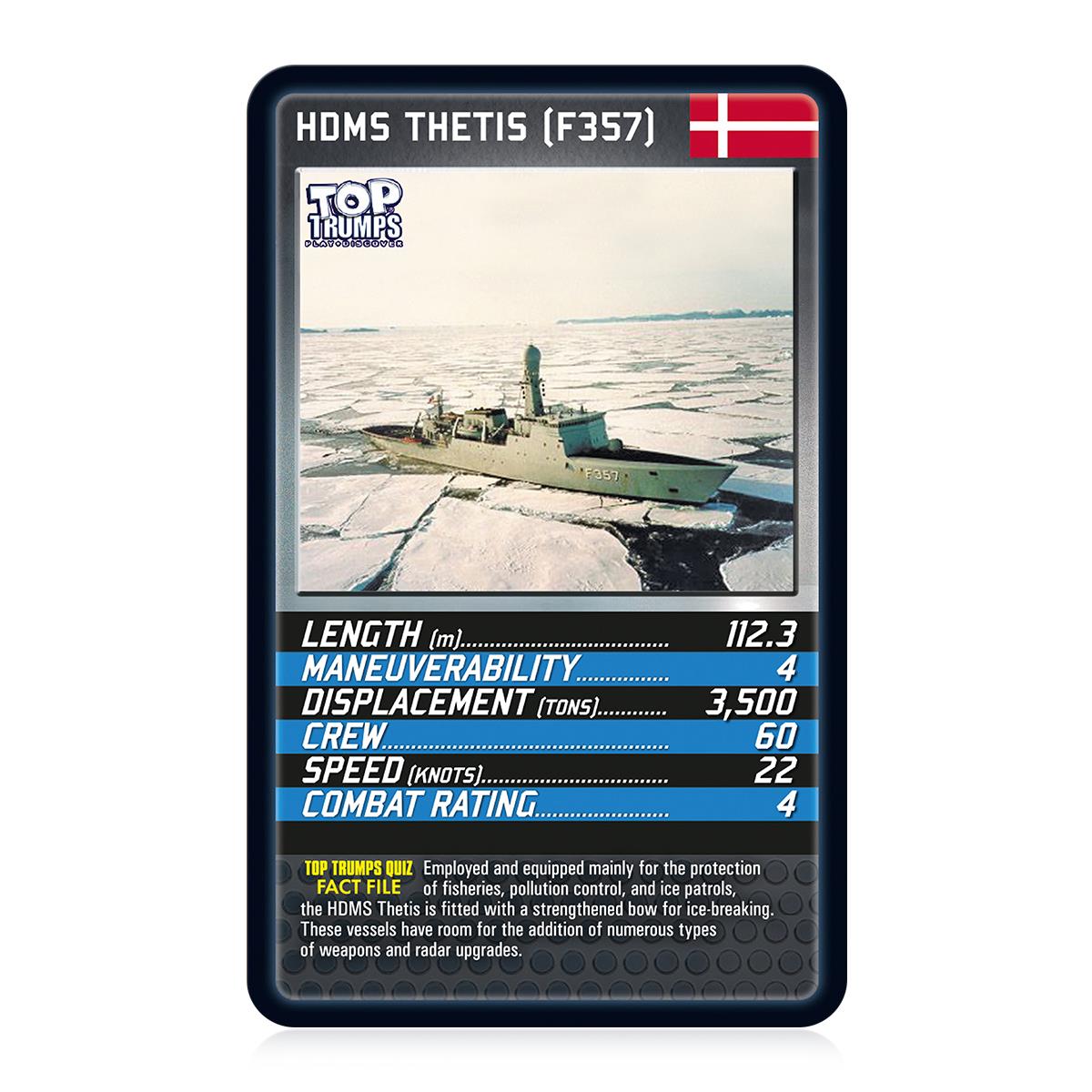 Winning Moves Top Trumps Battleships Card