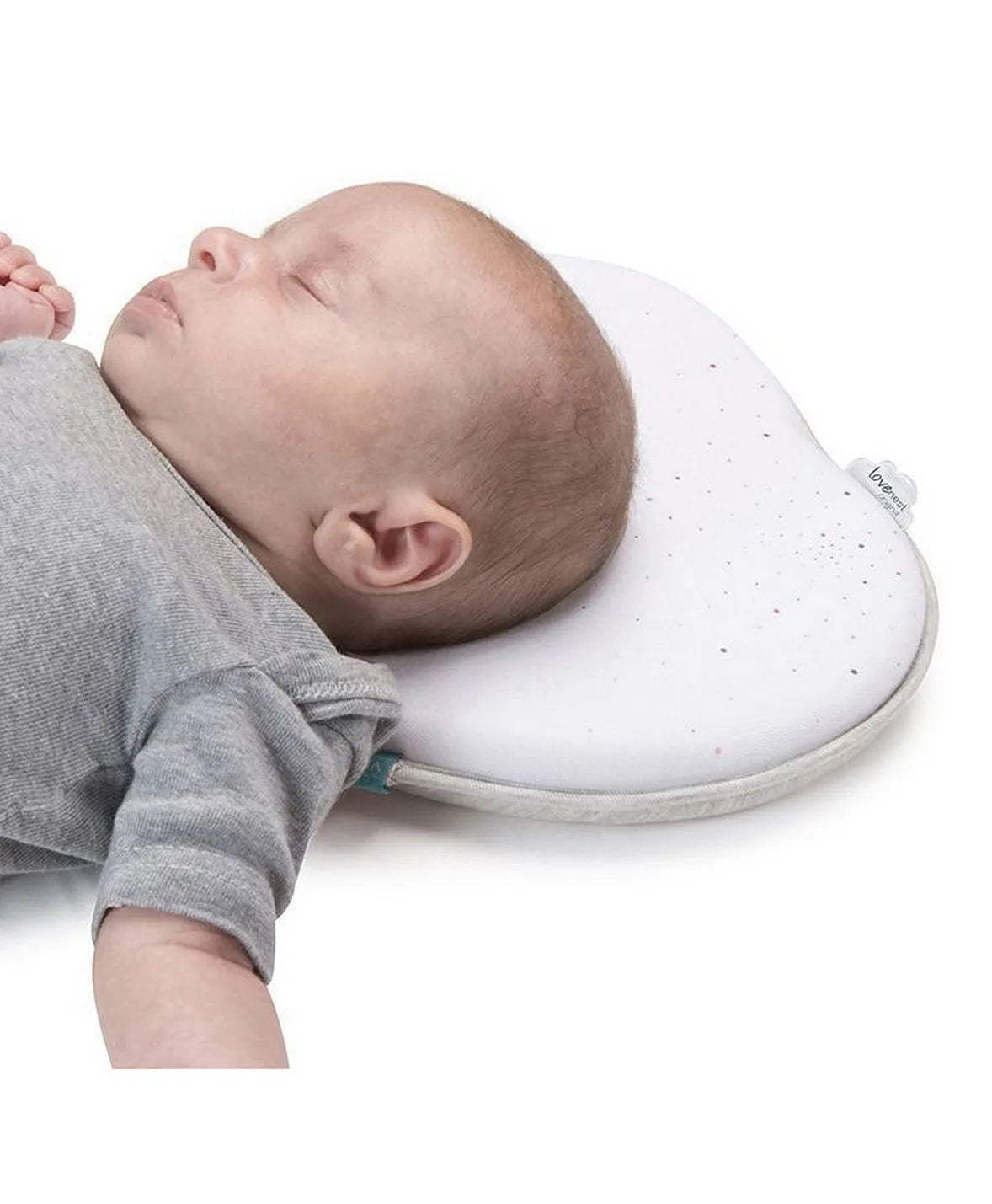 Babymoov Lovenest Original Flat Head Baby Pillow - White