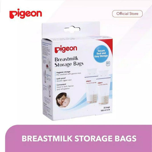 Pigeon Breast Milk Storage 25 Bags - 180ml