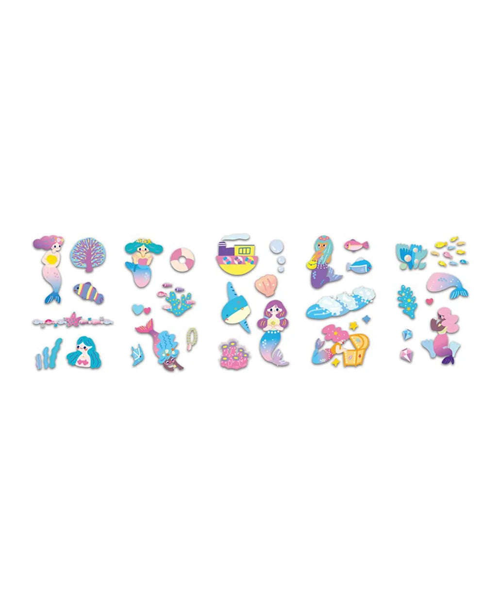 Avenir Nail Stickers and Tattoos Kit - Mermaid - Laadlee