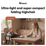 Hauck Sit N Go Compact Folding High Chair - Black