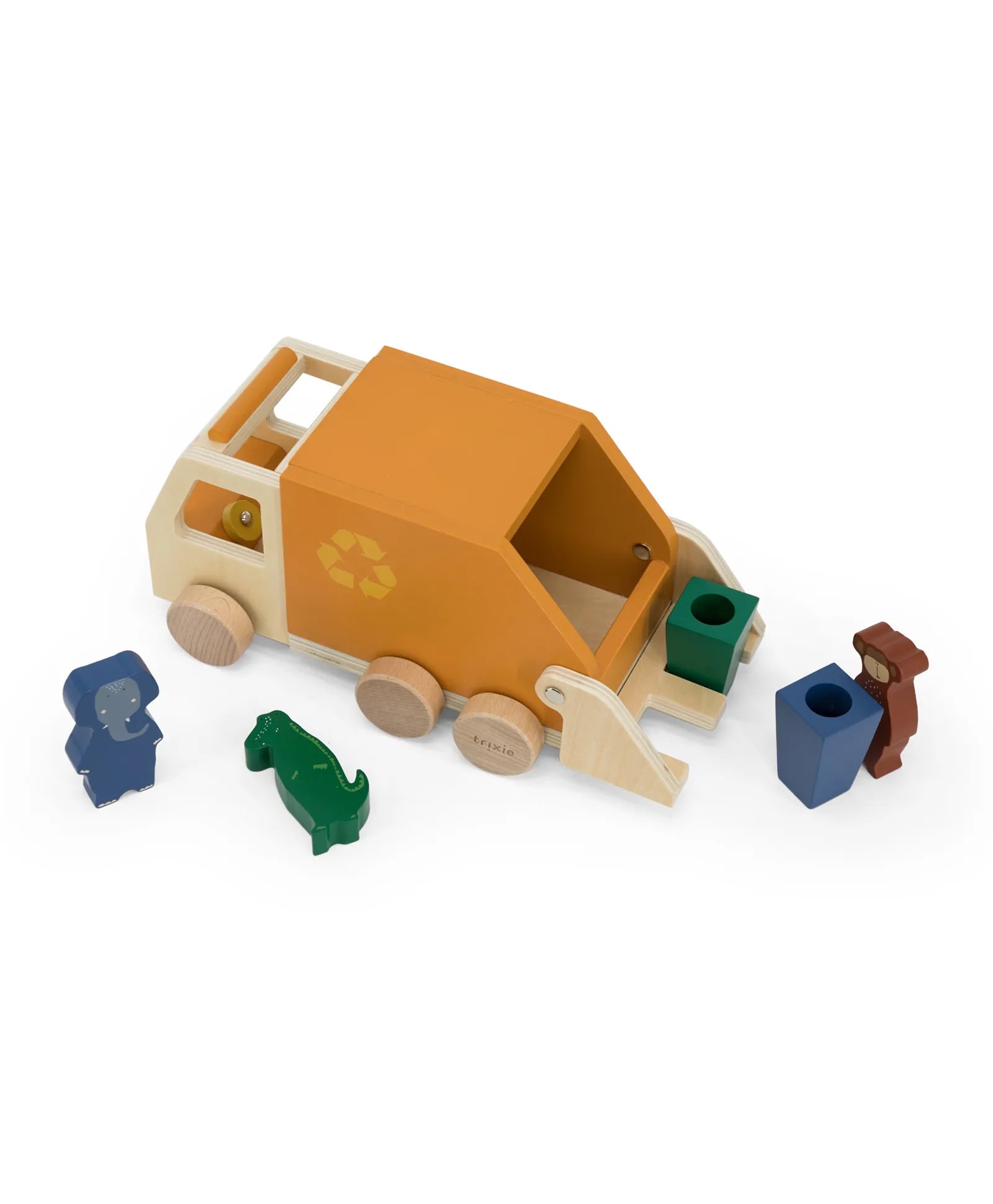Trixie Wooden Garbage Truck - Laadlee