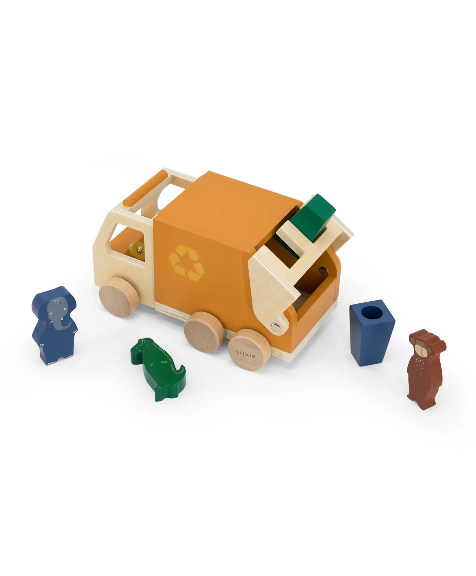 Trixie Wooden Garbage Truck - Laadlee