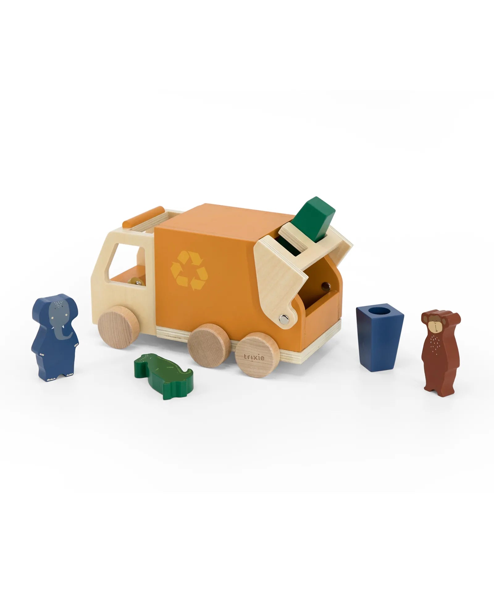 Trixie Wooden Garbage Truck - Laadlee