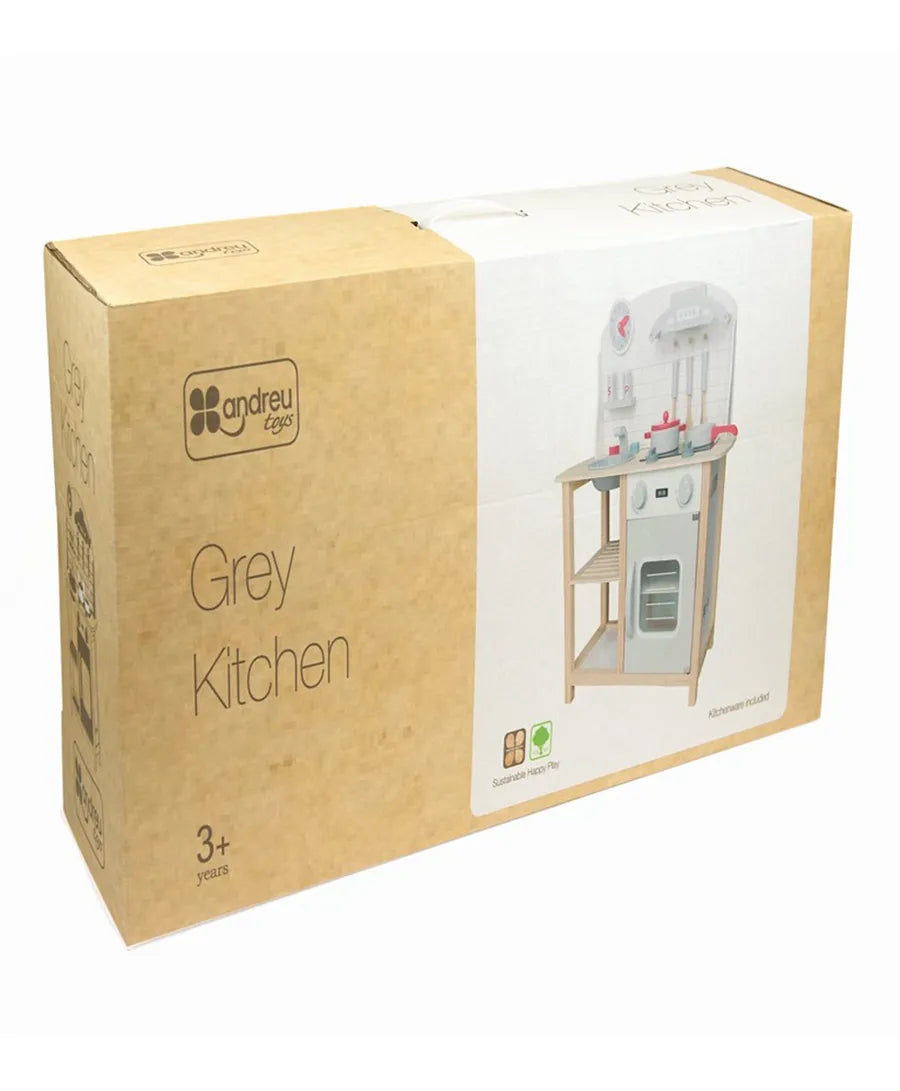 Andreu Toys Grey Kitchen - Laadlee