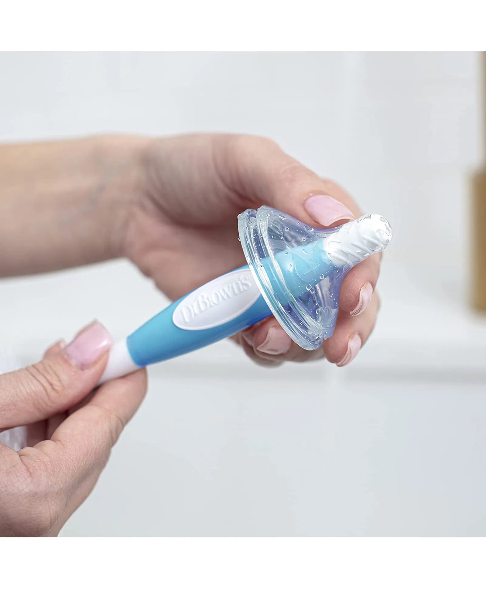 Dr. Brown's Soft Touch Bottle Brush - Blue - Laadlee
