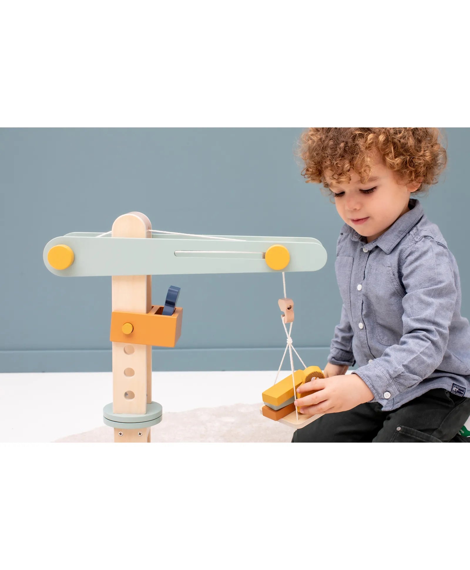 Trixie Wooden Construction Crane - Laadlee