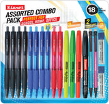 Luxor Assorted Combo OF Micra Ball Pen Tip Size 0.7mm - Pack of 18