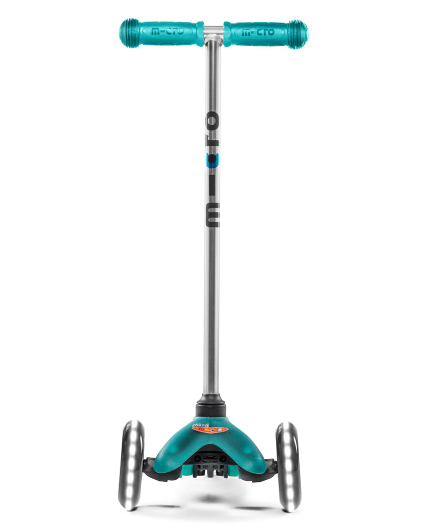 Micro Mini Classic Scooter with LED Wheels - Aqua - Laadlee