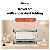 Hauck Sleep N Easyfold Travel Cot - Dark Grey