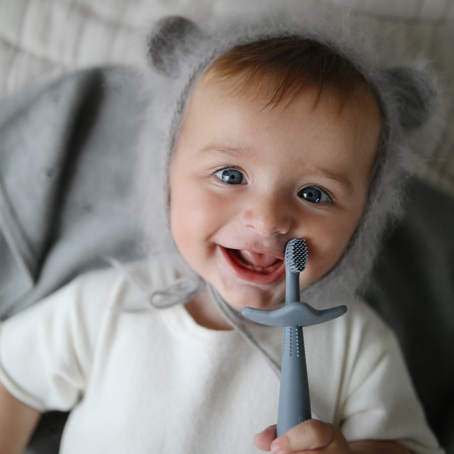 Mushie Star Training Toothbrush Tradewinds - Laadlee