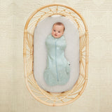 ergoPouch Basinette Tuck Sheet - Grey Marle