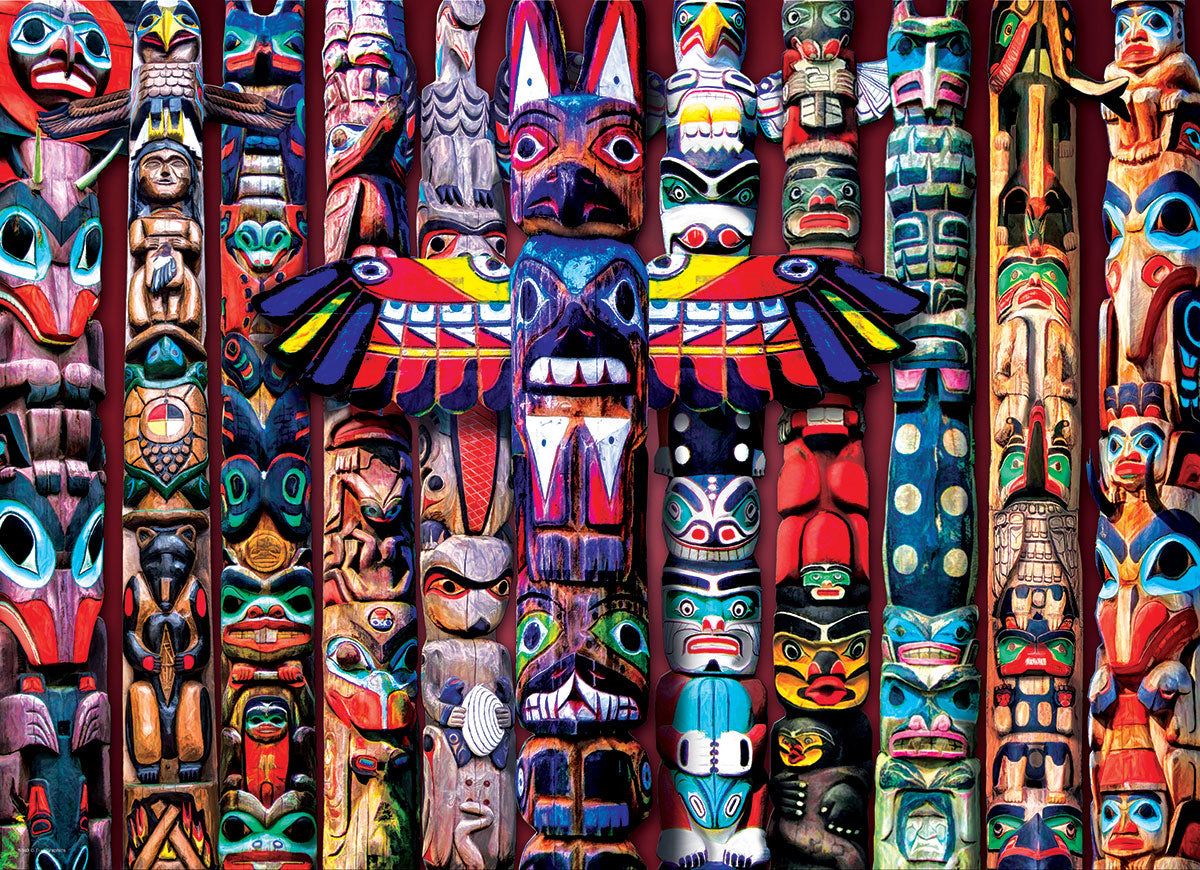 eurographics-canadian-totem-poles-puzzle-1000pcs - 2