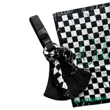 Wildride Blocked Scarf - Black and White