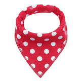 Eazy Kids Bandana Bibs - Triangles Dots (Set Of 4)