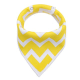 Eazy Kids Bandana Bibs - Triangles Dots (Set Of 4)