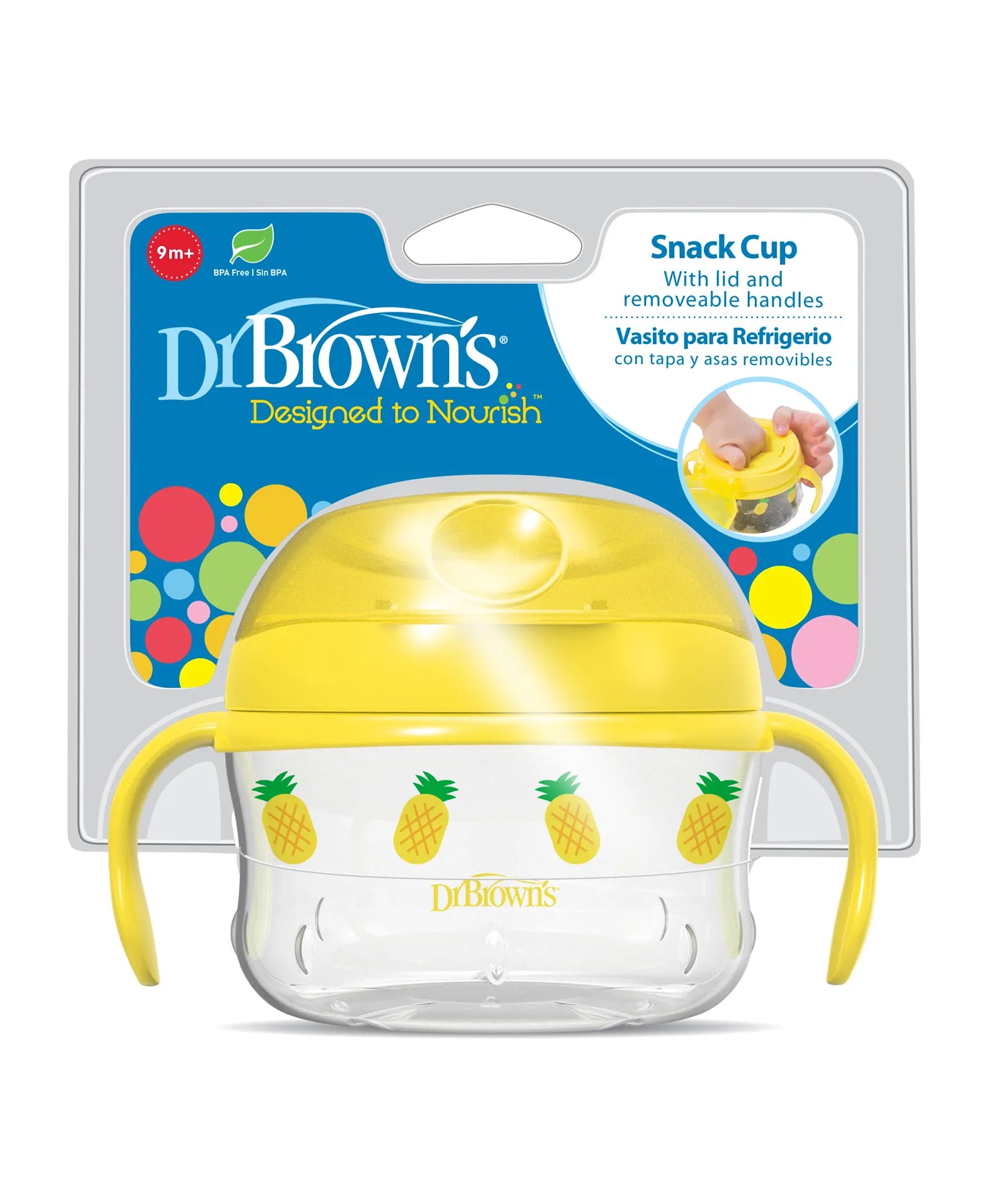 Dr. Brown's Snack Cup - Yellow - Laadlee
