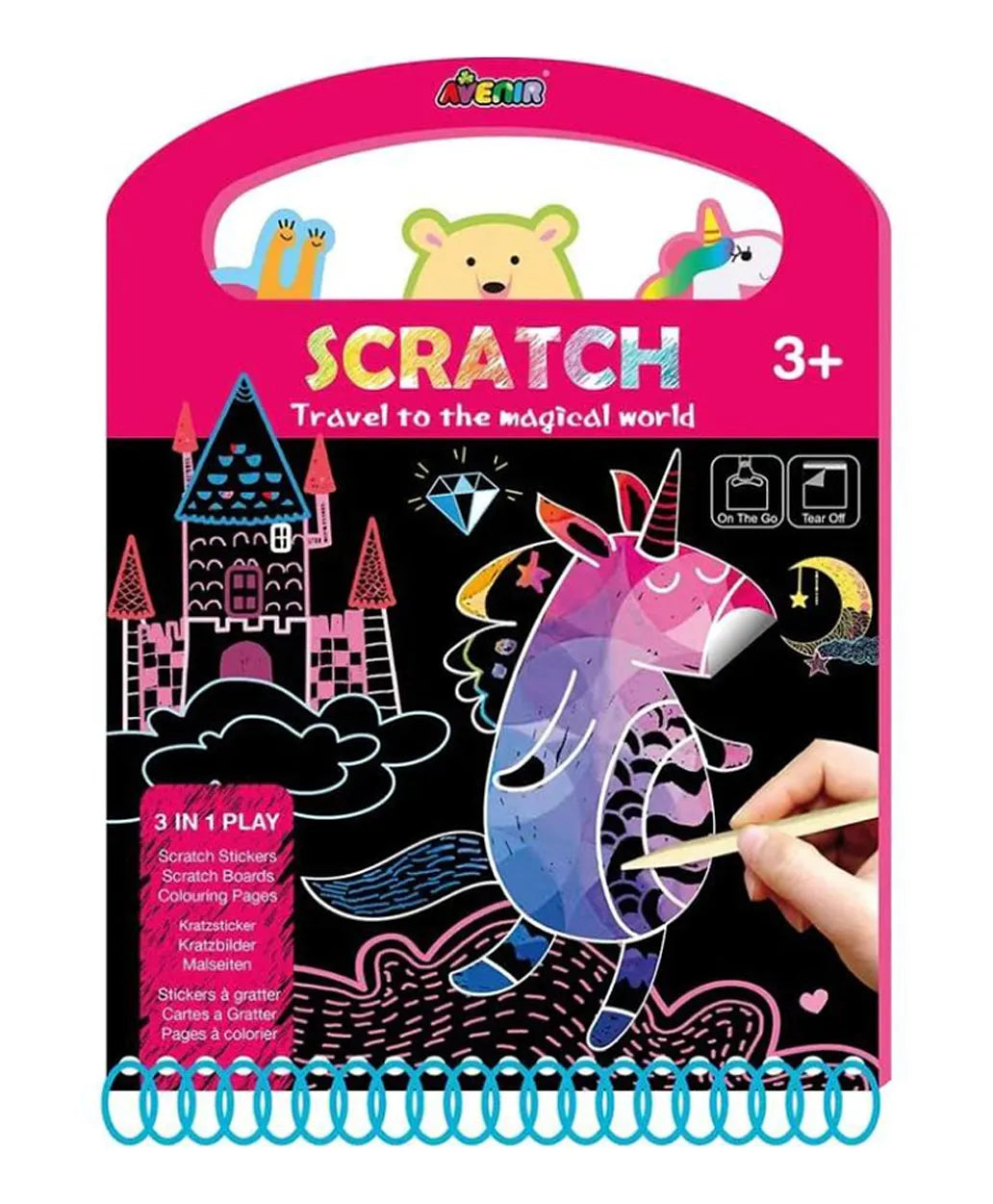 Avenir Scratch Activity Kit - Travel to the Magical World - Laadlee