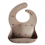 Mushie Silicone Bib Brown Safari - Laadlee