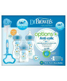 Dr. Brown's Wide Neck Options+ Blue Gift Set - Laadlee