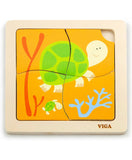 Viga Handy Flat Puzzle - Tortoise