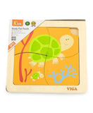 Viga Handy Flat Puzzle - Tortoise