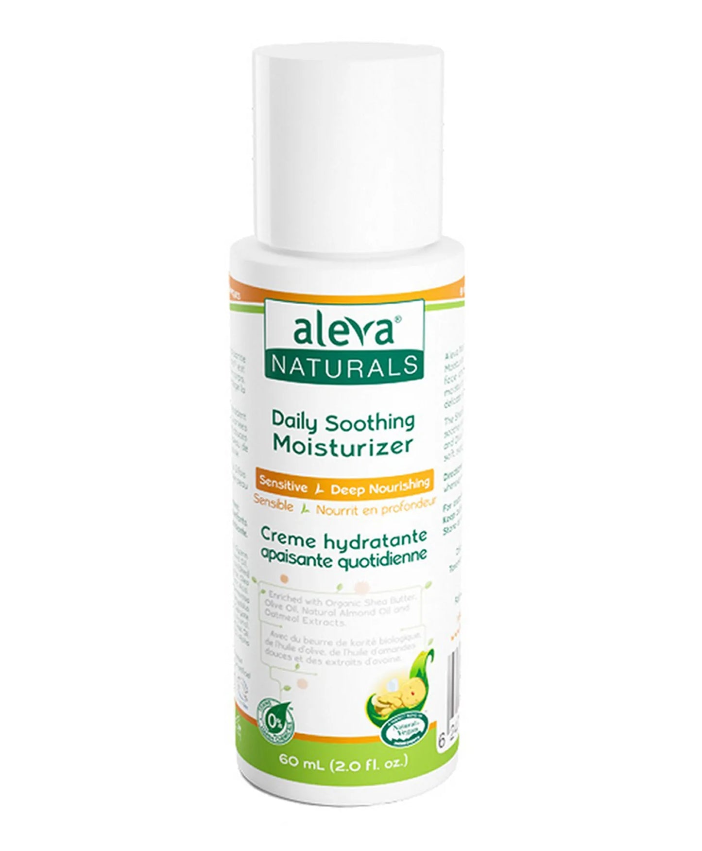 Aleva Naturals Daily Soothing Moisturizer - Travel Size - 60ml